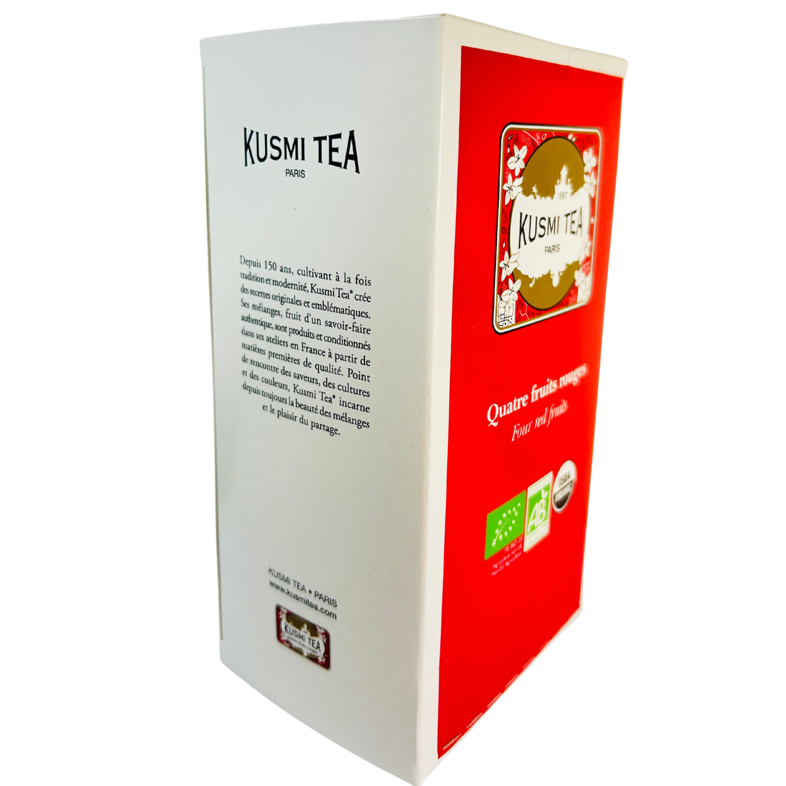 Thé Noir Quatre fruits rouges - KUSMI TEA
